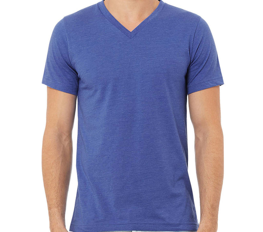 Blank V-Neck T-shirt / Unisex Adult / Bella canvas