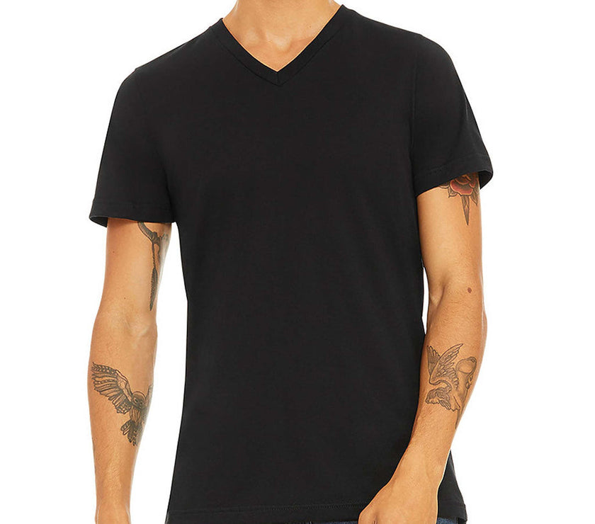 Blank V-Neck T-shirt / Unisex Adult / Bella canvas