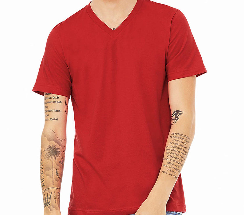 Blank V-Neck T-shirt / Unisex Adult / Bella canvas