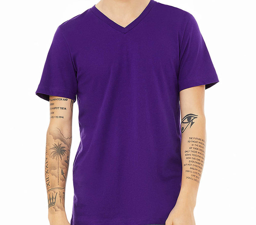 Blank V-Neck T-shirt / Unisex Adult / Bella canvas