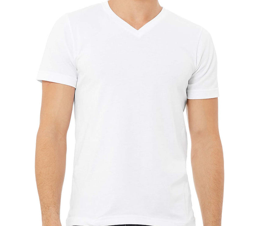 Blank V-Neck T-shirt / Unisex Adult / Bella canvas