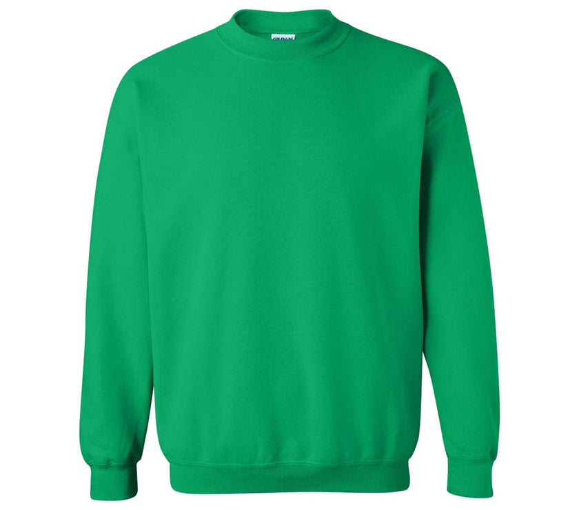 Solid Color Sweatshirt / Unisex Adult / Gildan 18000