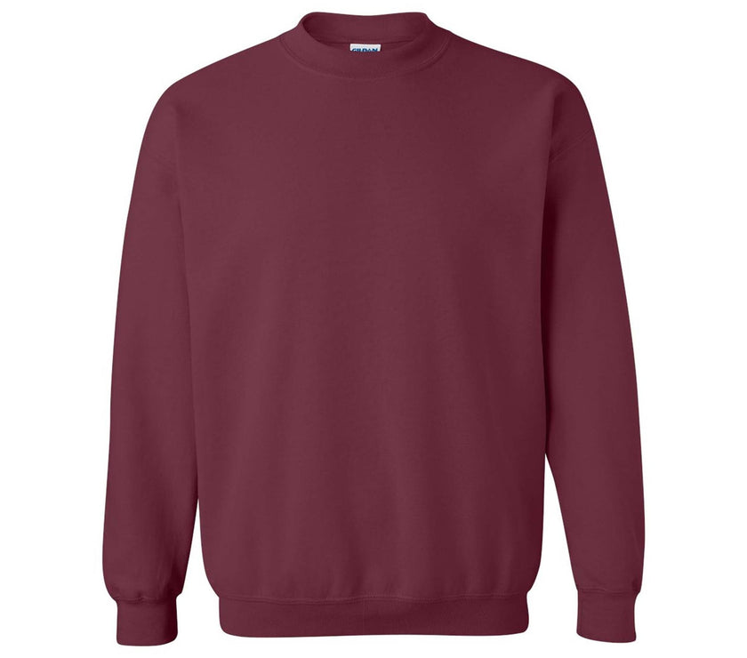 Solid Color Sweatshirt / Unisex Adult / Gildan 18000