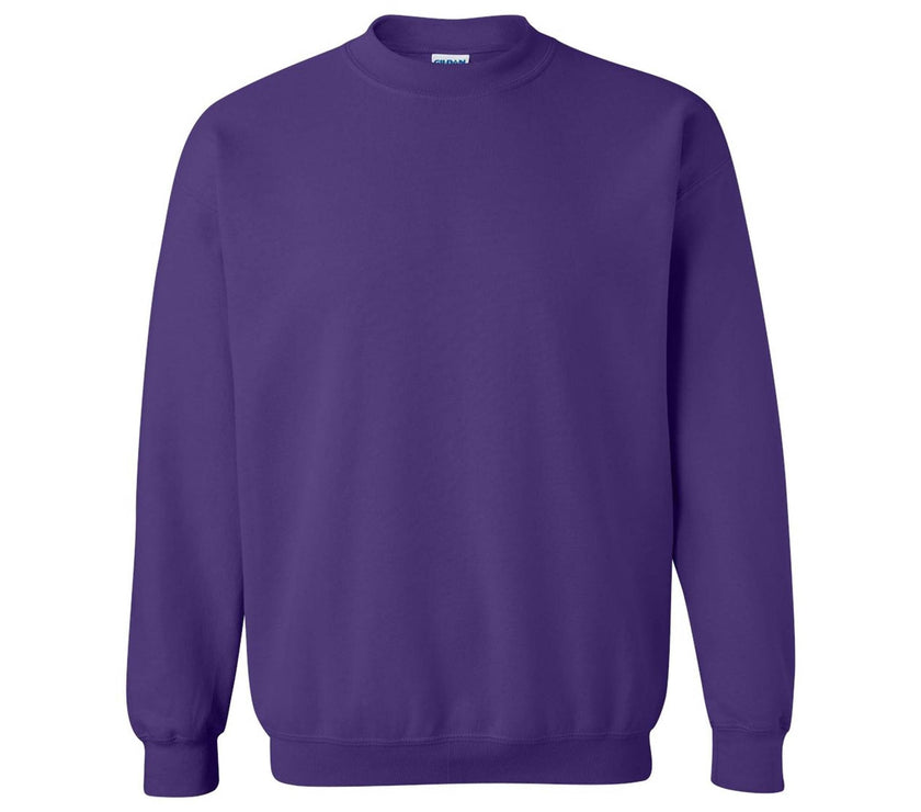 Solid Color Sweatshirt / Unisex Adult / Gildan 18000