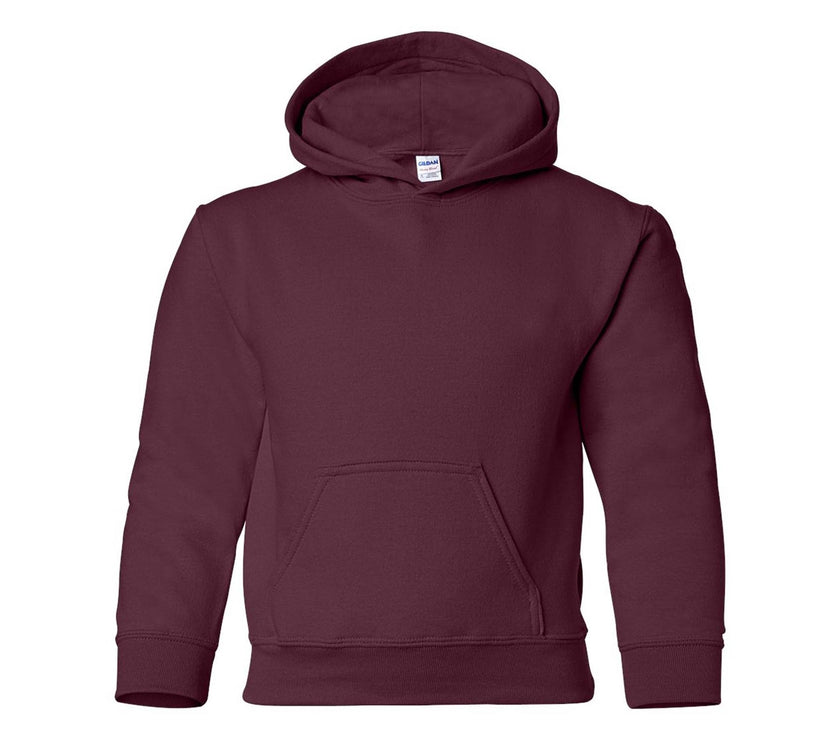 Solid Color Hoodie / Unisex Youth / Gildan 18500B